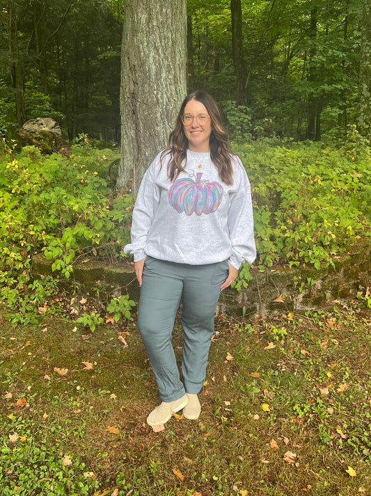 Watercolor Pumpkin Sweatshirt