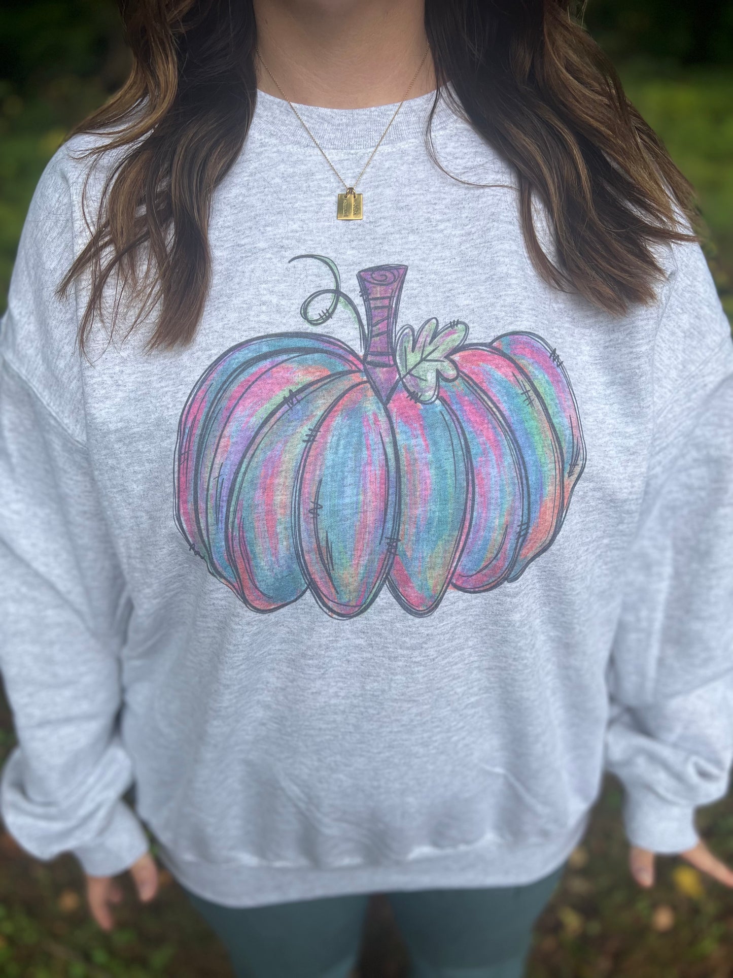 Watercolor Pumpkin Sweatshirt