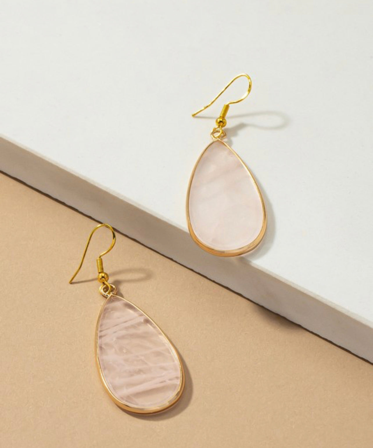 Teardrop Stone Earrings